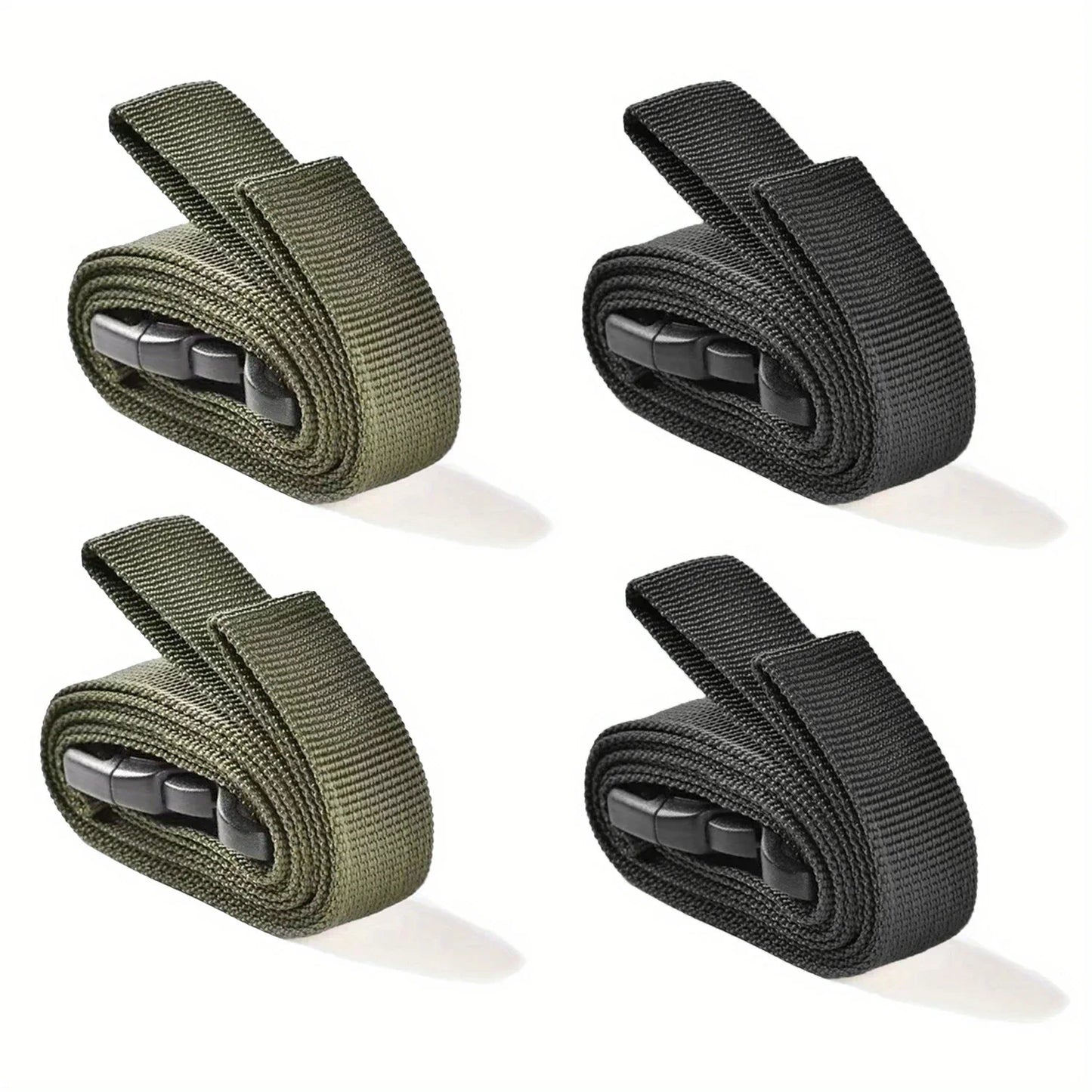 4/8pcs Tactical Backpack Shoulder Strap Compression Fastening System Adjustable Layer Board Carrier Gear Camping Outdoor