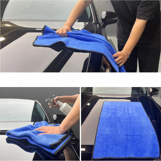 1-20Pcs Car Cleaning Towel Ultra-fine Fiber Household Car Wash and Cleaning Towel Care Cloth Car Parts Cleaning Kit