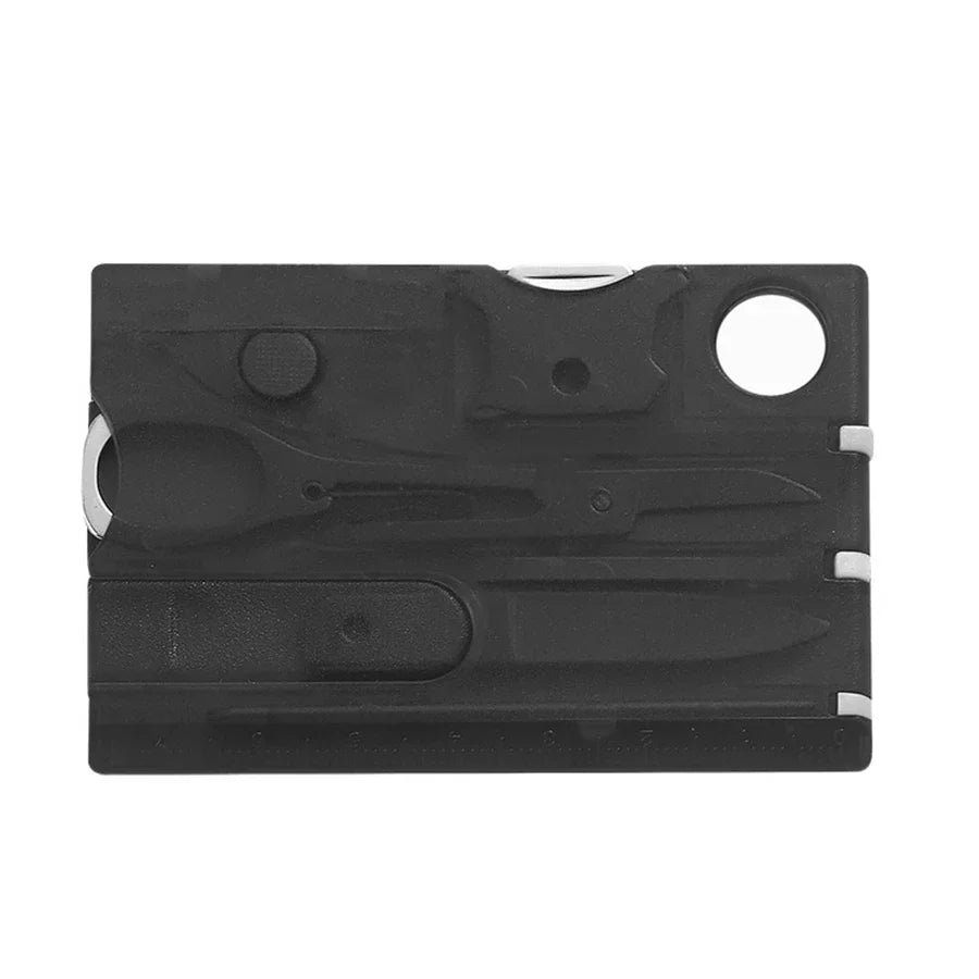 Ultra Thin Pocket Multi Tool 12 In 1 Credit Card Size Outdoor Camping Hiking Survival Gear EDC Equipment Gift