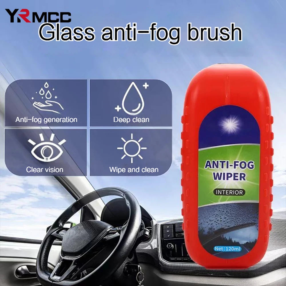 Car Wash Windshield Defogging Agent Car Oil Film Brush Cleaning Glass Fog Mirror Cleaner Anti Fog Detailing Tool Car Accessories