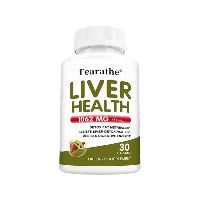 Milk Thistle Liver Detox Capsules, with Dandelion, High-Strength Herbal Antioxidant Complex To Support Liver Health,120 Capsules