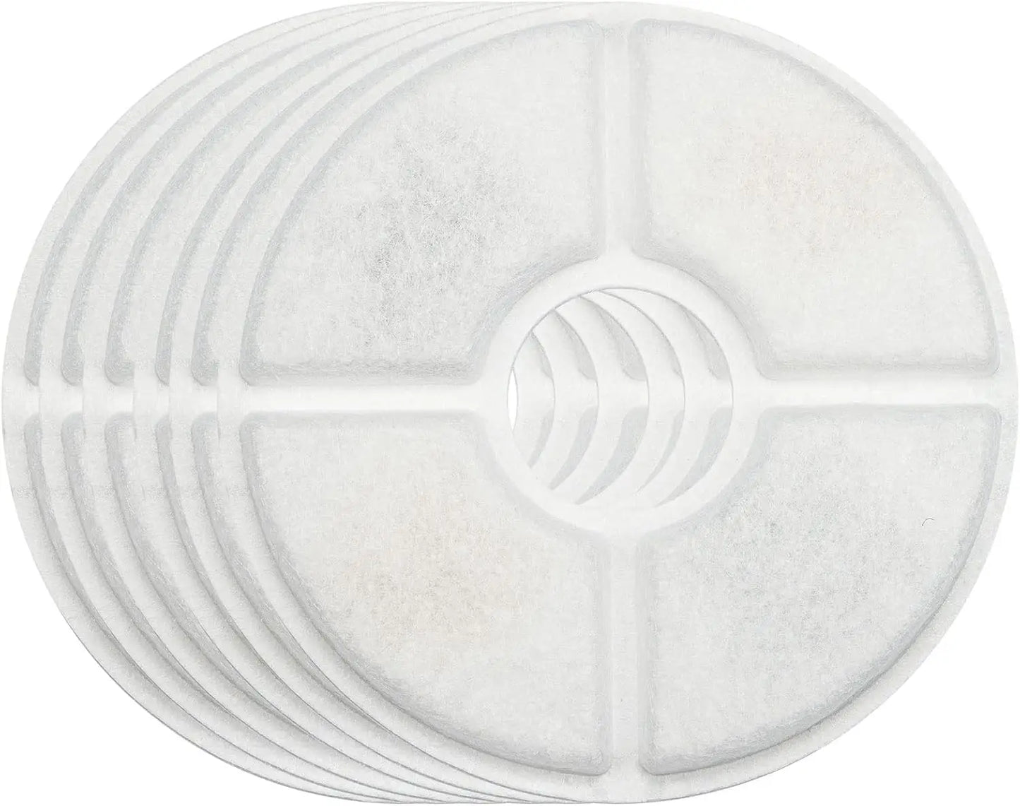 Cat Water Fountain Filters, ATUBAN Pet Fountain Replacement Filters, 3 Filtration Dog Fountain Replacement Filters(5in Diameter)
