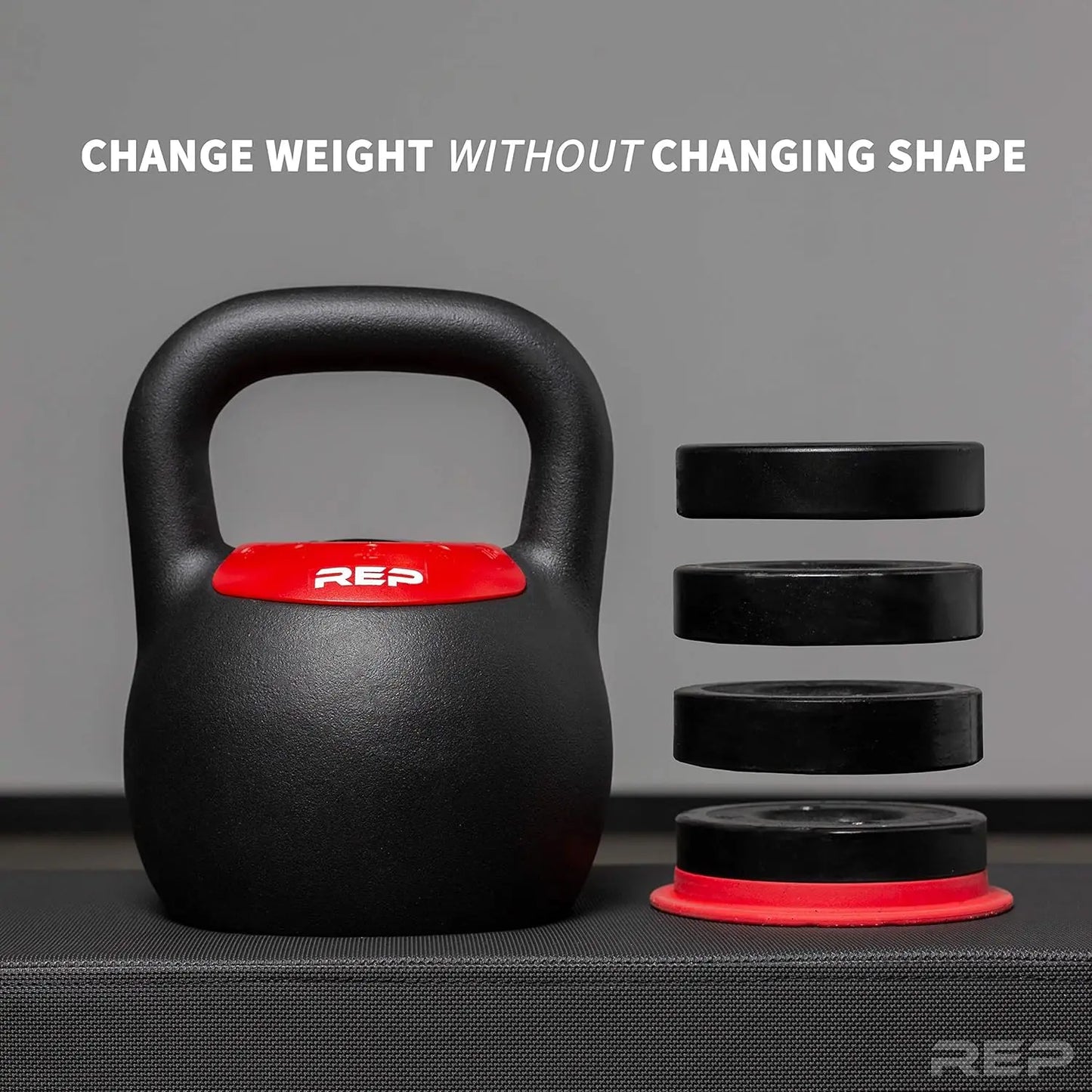 Fitness Adjustable Kettlebell with Matte Powder Coating - Quickly Select From Multiple Weight Options for HIIT