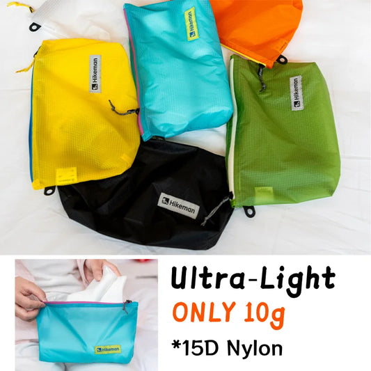 Ultralight 15D Silicone Waterproof Stuff Sack Portable Camping Gear Organizer 10g Outdoor Travel Hiking Clothes Storage Bag