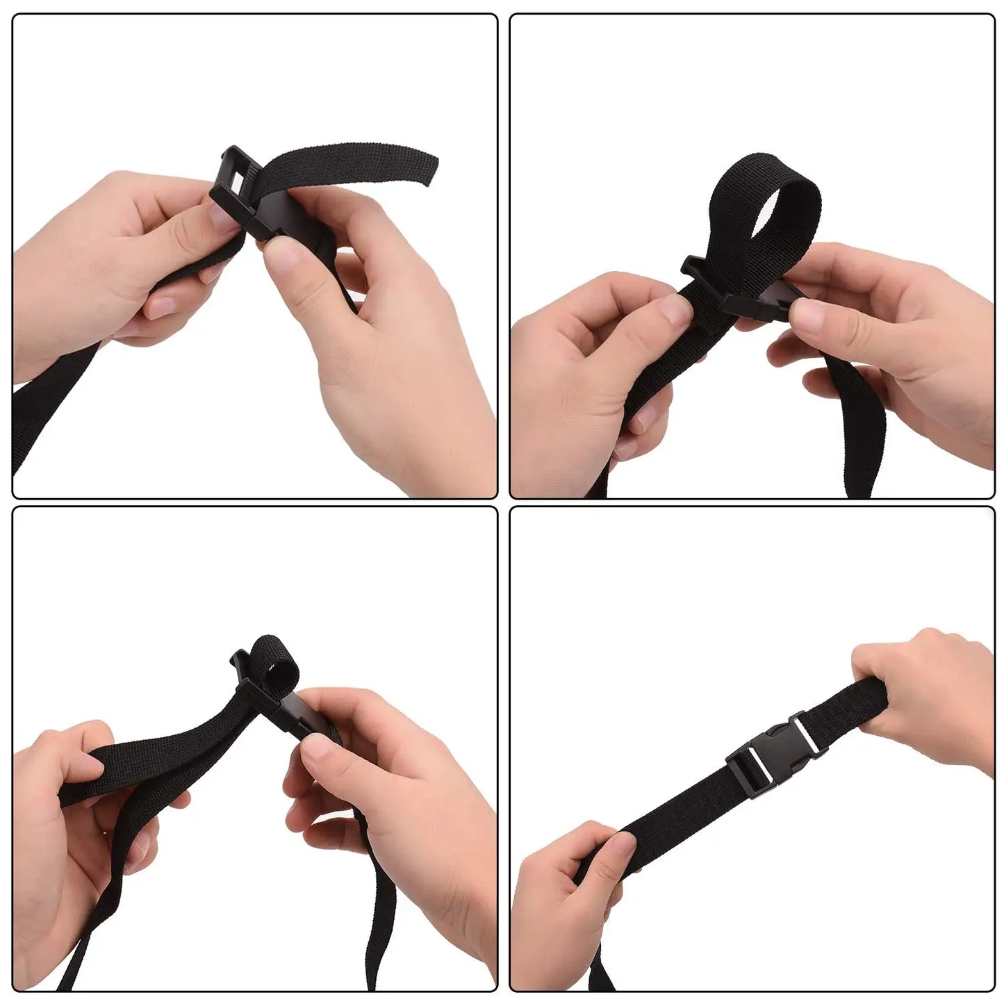 4/8pcs Tactical Backpack Shoulder Strap Compression Fastening System Adjustable Layer Board Carrier Gear Camping Outdoor