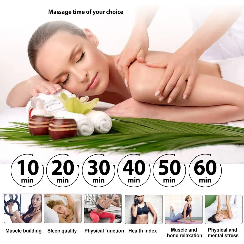 Electronic Low Frequency Physiotherapy TENS Massager Pulse Body EMS Muscle Stimulator Acupuncture Slimming Machine Health Care