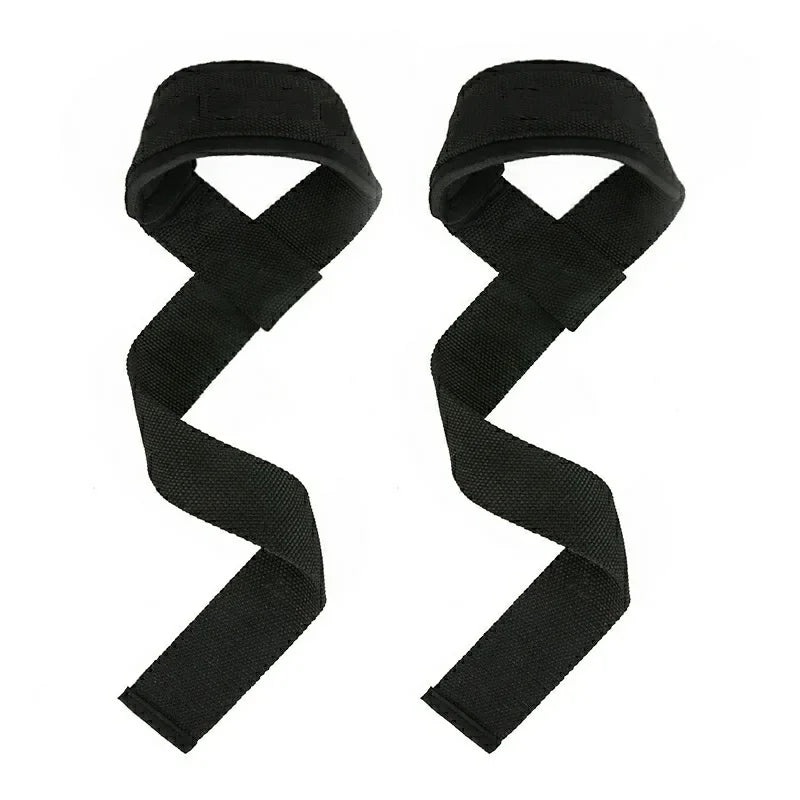 1Pairs Fitness Lifting Wrist Strap Brace for Weightlifting Crossfit Bodybuilding Support Dumbbell Weights Strength Workout