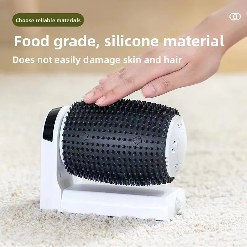 Fully Automatic Pet Smart Cat Brush Sensor Cat Grooming or dog Grooming Device to Remove Loose Fur, Scratch and Massage