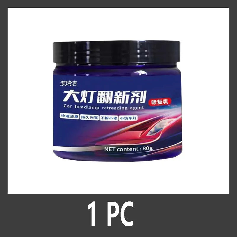 Headlamp Scratch Remover Repair Cleaning Paste Remove Oxidation Headlight Polish Liquid Car Headlight Restoration Polishing Kits