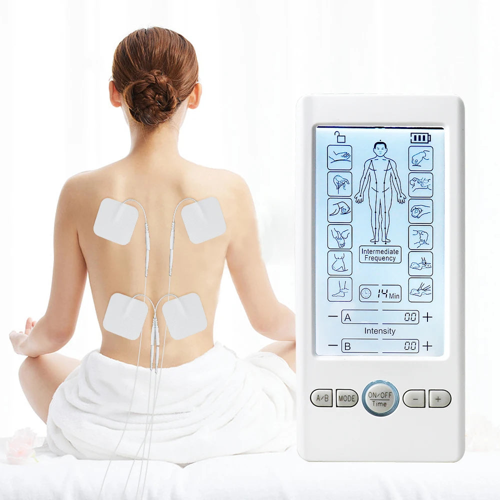 Electronic Low Frequency Physiotherapy TENS Massager Pulse Body EMS Muscle Stimulator Acupuncture Slimming Machine Health Care