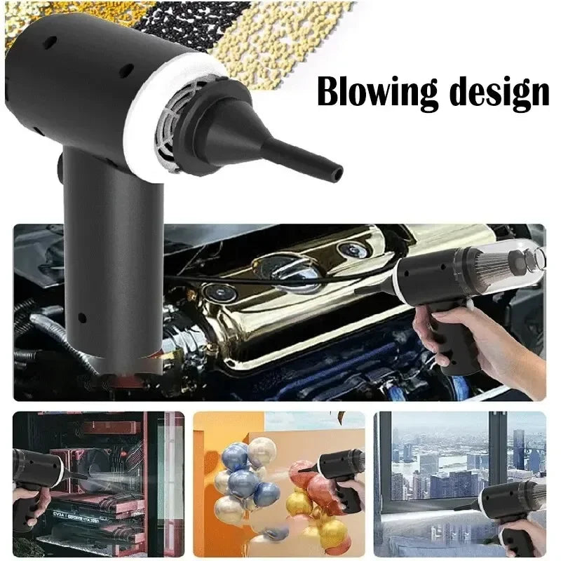 Wireless Car Vacuum Cleaner-  Handheld USB Rechargeable 1200mAh, Mini Wet/Dry Portable for Auto Home Cleaning car vacuum cleaner