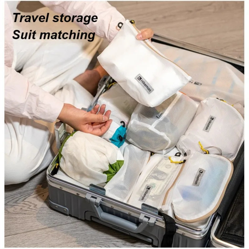 Ultralight 15D Silicone Waterproof Stuff Sack Portable Camping Gear Organizer 10g Outdoor Travel Hiking Clothes Storage Bag