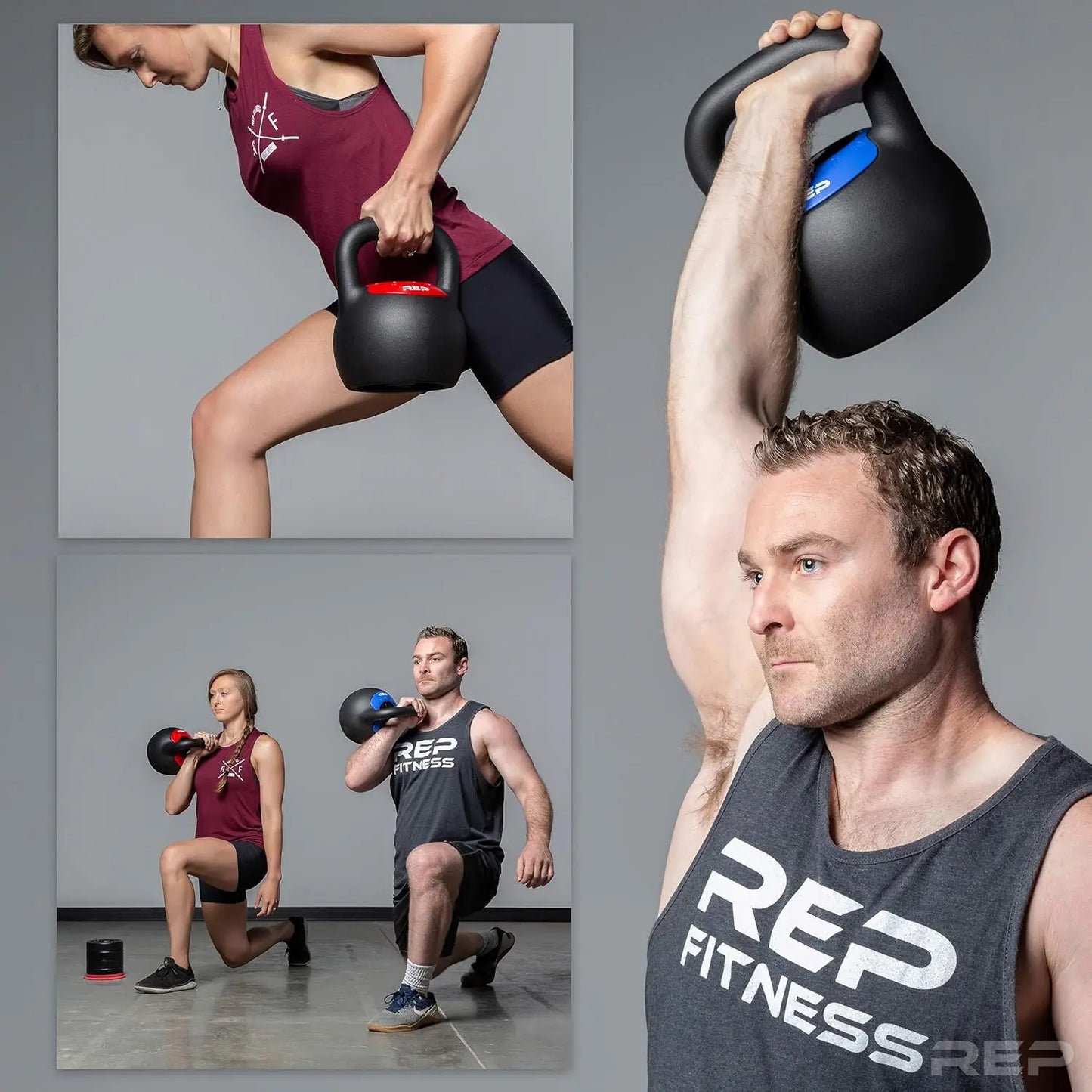 Fitness Adjustable Kettlebell with Matte Powder Coating - Quickly Select From Multiple Weight Options for HIIT