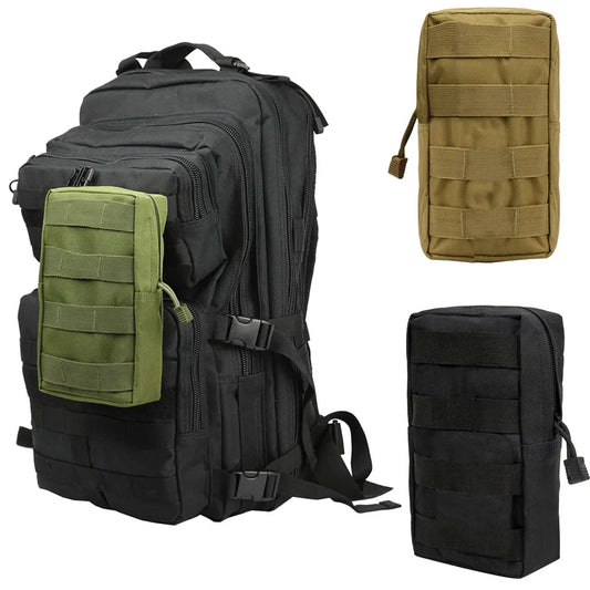 Outdoor EDC Pouch Waterproof Nylon Multi-Purpose Pack Tactical Universal Hunting Camping Bag MOLLE Accessories Waist Pocket