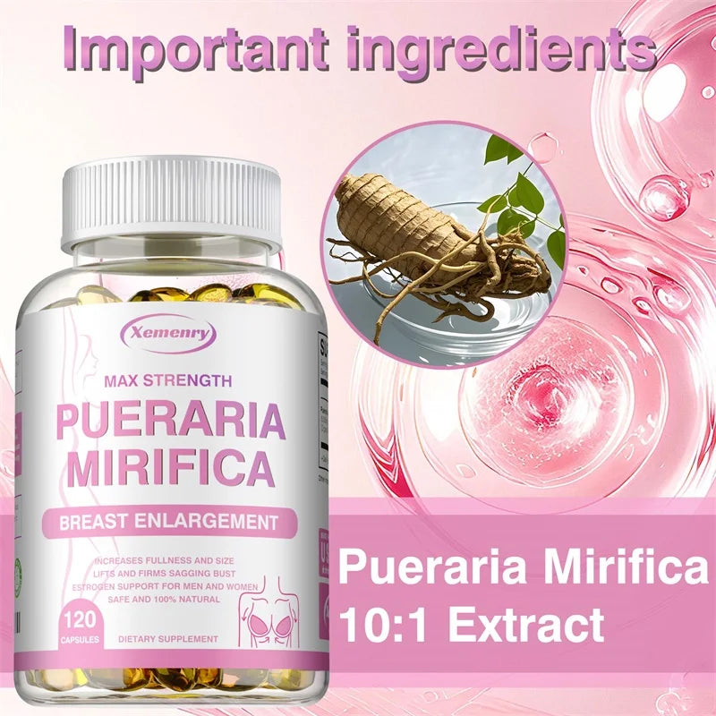 Pueraria Mirifica - Supports Overall Female Health, Promotes Breast Development, Balances Estrogen Metabolism, Non-GMO