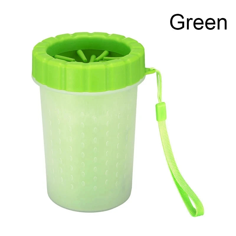 Pet Foot Washing Cup Dog Bath Pet Beauty Cleaning Wipe Free Automatic Foot Portable Cat Dirty Paw Cleaning Wash Brush Cup