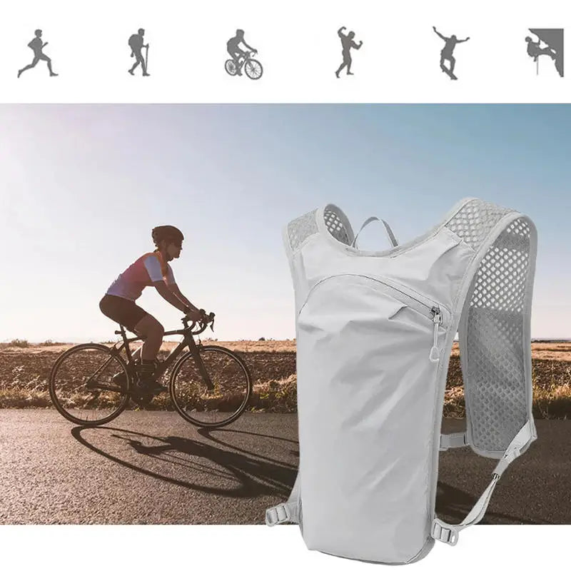Mountaineering Backpack Outdoor Sports Off Road Shoulder Water Bag Soft Speed Drying Marathon Hiking Cycling Running