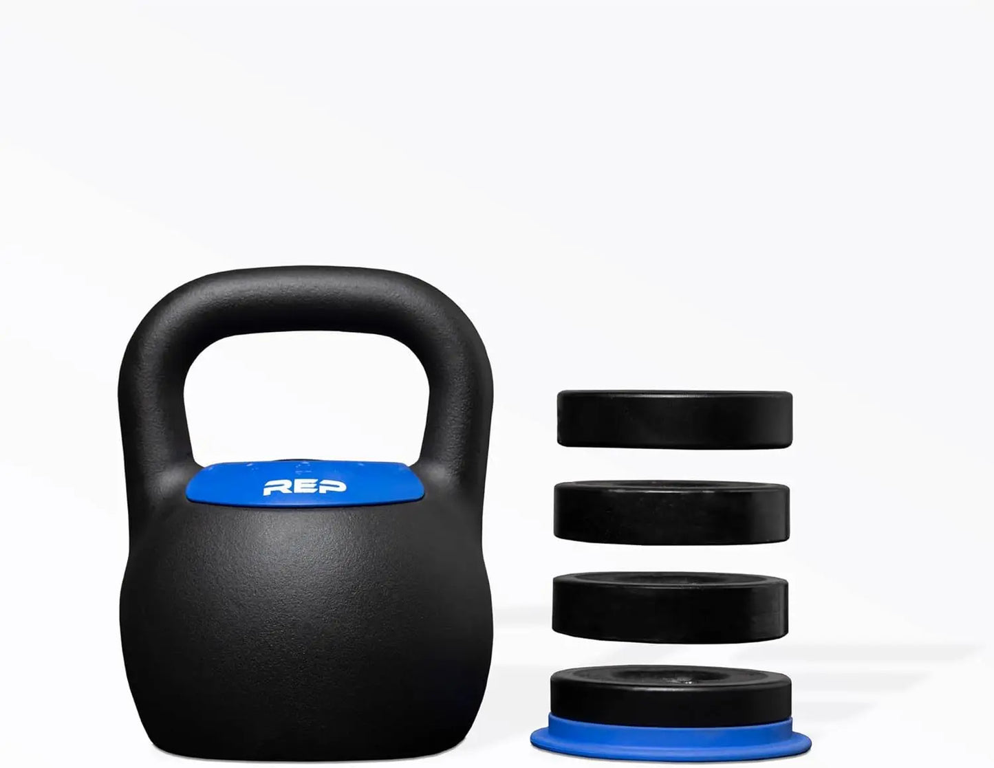 Fitness Adjustable Kettlebell with Matte Powder Coating - Quickly Select From Multiple Weight Options for HIIT