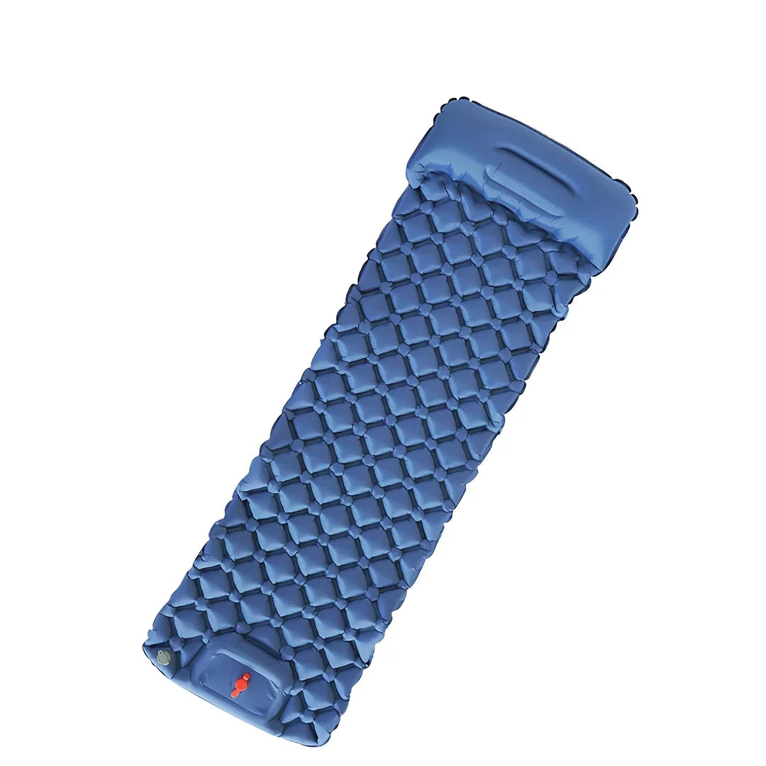 1pc Automatic Inflation Camping Footrest - Outdoor Diamond TPU Mattress/Pillow Portable for Tent Sleeping Pad & Camping Use