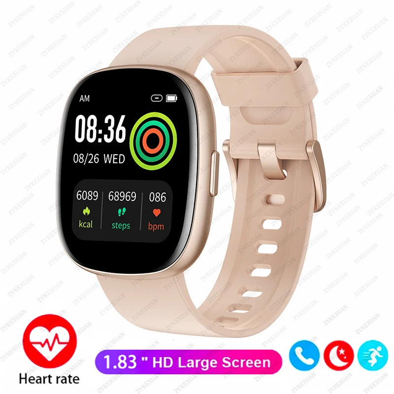 For Xiaomi Android Smart Watch Men Women Gift Full Touch Screen Sport Fitness Watches Bluetooth Call Digital Smartwatch 2025 New