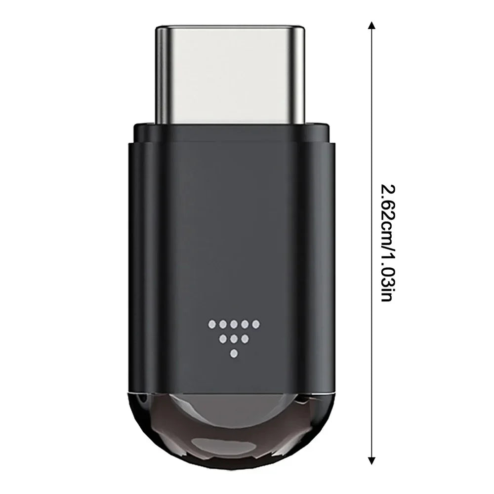 Type C Smartphone Infrared Transmitter Adapter Smart App Control for TV and Other Devices with Infrared Remote Functionality