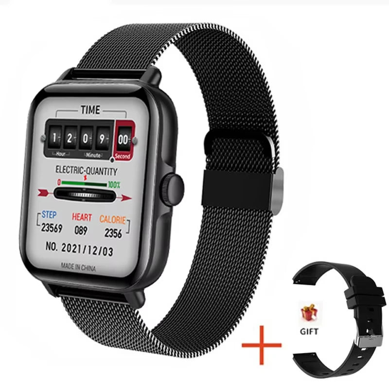 LAXASFIT 2025 Smart Watch Bluetooth Talk Play Music Smart Watch Fitness Clock Digital Sports Watch Men Women For IOS Android