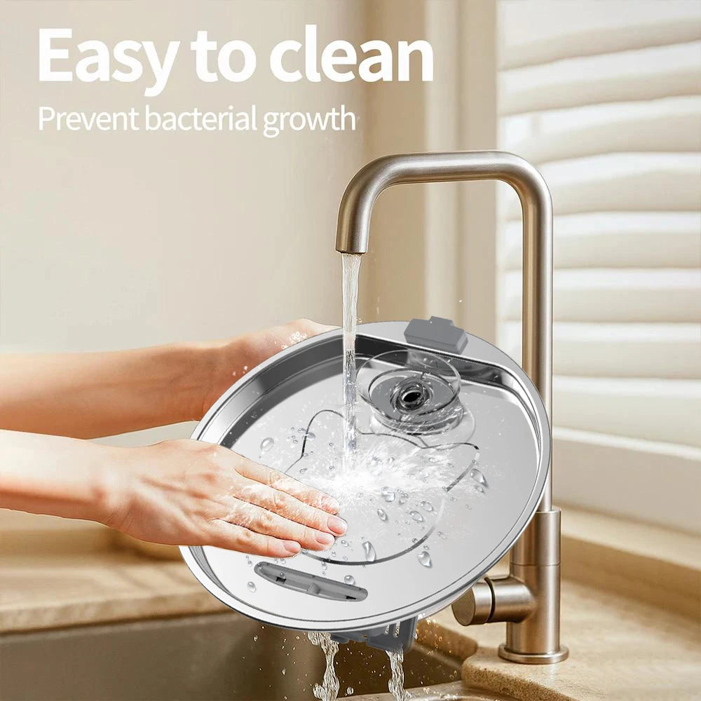 3.2L water fountain for a cat 304 Stainless Steel Automatic Fountains with USB Visible Window for Cats Dog Multiple Pet Supplies