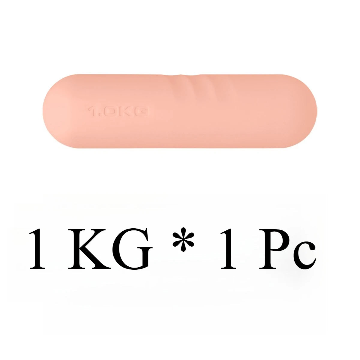 1Pcs Dumbbell Hand Weight Silicone Covered Non-slip Hand Pattern Yoga Tirap for Pilates Strength Training Gym Running Dance