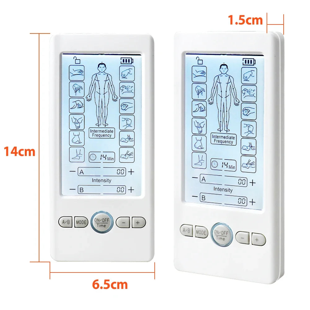 Electronic Low Frequency Physiotherapy TENS Massager Pulse Body EMS Muscle Stimulator Acupuncture Slimming Machine Health Care