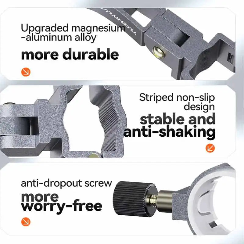 Adjustable Aluminum Alloy Camping Wagon Umbrella Holder Compact Durable Sunshade Stand with Secure Connection for Outdoor Picnic