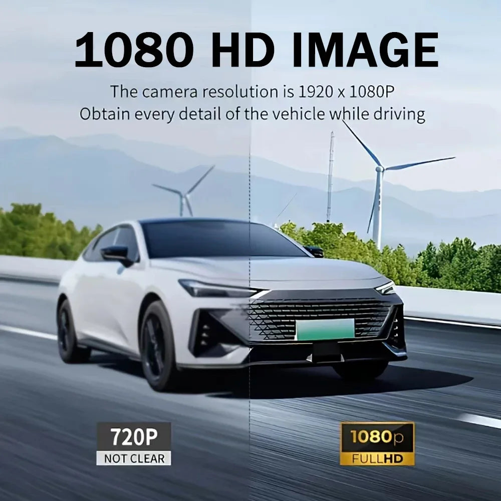 24H Dash Camera Night Vision FULL HD 1080P 3 Channels Front And Rear Camera CAR DVR Video Recorder Dvr Black Box Dash Car Camera
