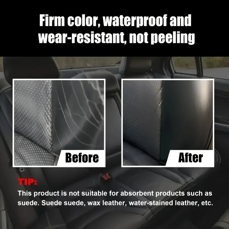 Car Touch-Up Pen - Special Marker Pen for Repairing and Refurbishing Scratches on Black Plastic Interiors, Steering Wheels, and Dashboards, Car Scratch Repair Pen, Plastic Surface Repair, Correction Pen, Plastic Repair Pen, P