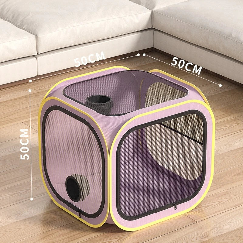 Pet drying box for cats and dogs portable blow dryer grooming bath hair does not fly household pet accessories
