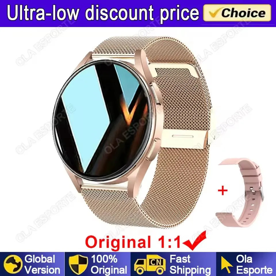 Xiaomi Women Bluetooth Call Smart Watch HeartRate Blood Pressure Monitoring Smartwatches Waterproof Men Smartwatch Android IOS