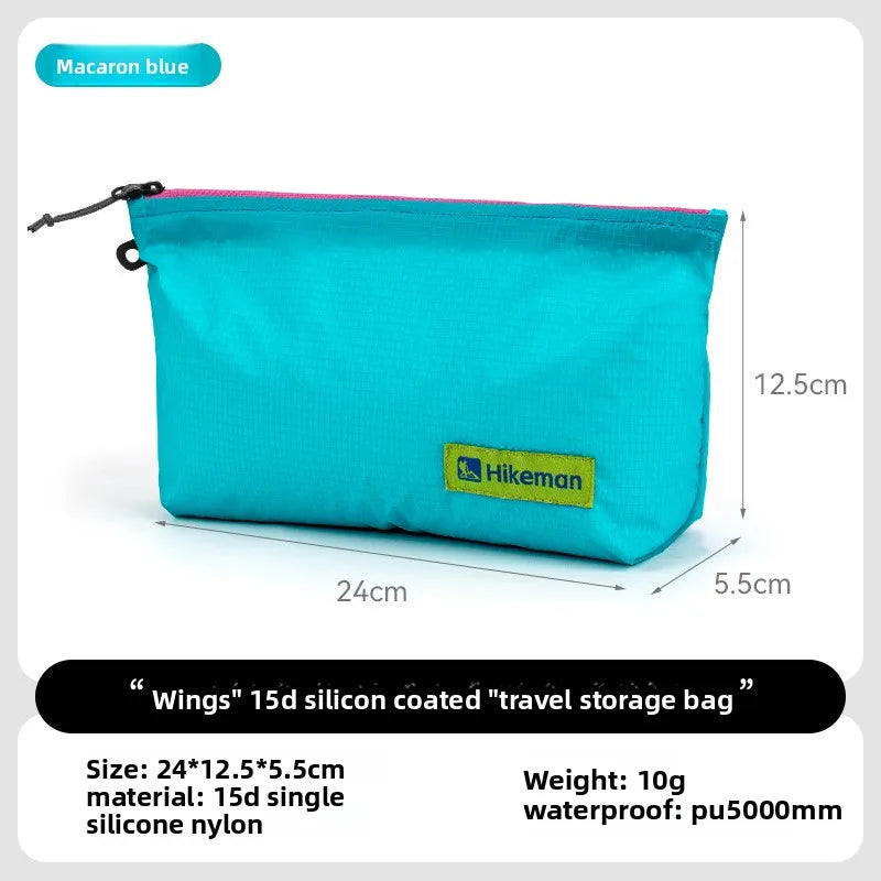 Ultralight 15D Silicone Waterproof Stuff Sack Portable Camping Gear Organizer 10g Outdoor Travel Hiking Clothes Storage Bag