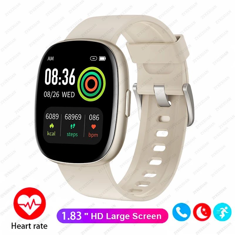 For Xiaomi Android Smart Watch Men Women Gift Full Touch Screen Sport Fitness Watches Bluetooth Call Digital Smartwatch 2025 New