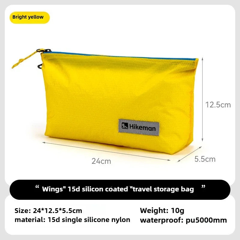 Ultralight 15D Silicone Waterproof Stuff Sack Portable Camping Gear Organizer 10g Outdoor Travel Hiking Clothes Storage Bag