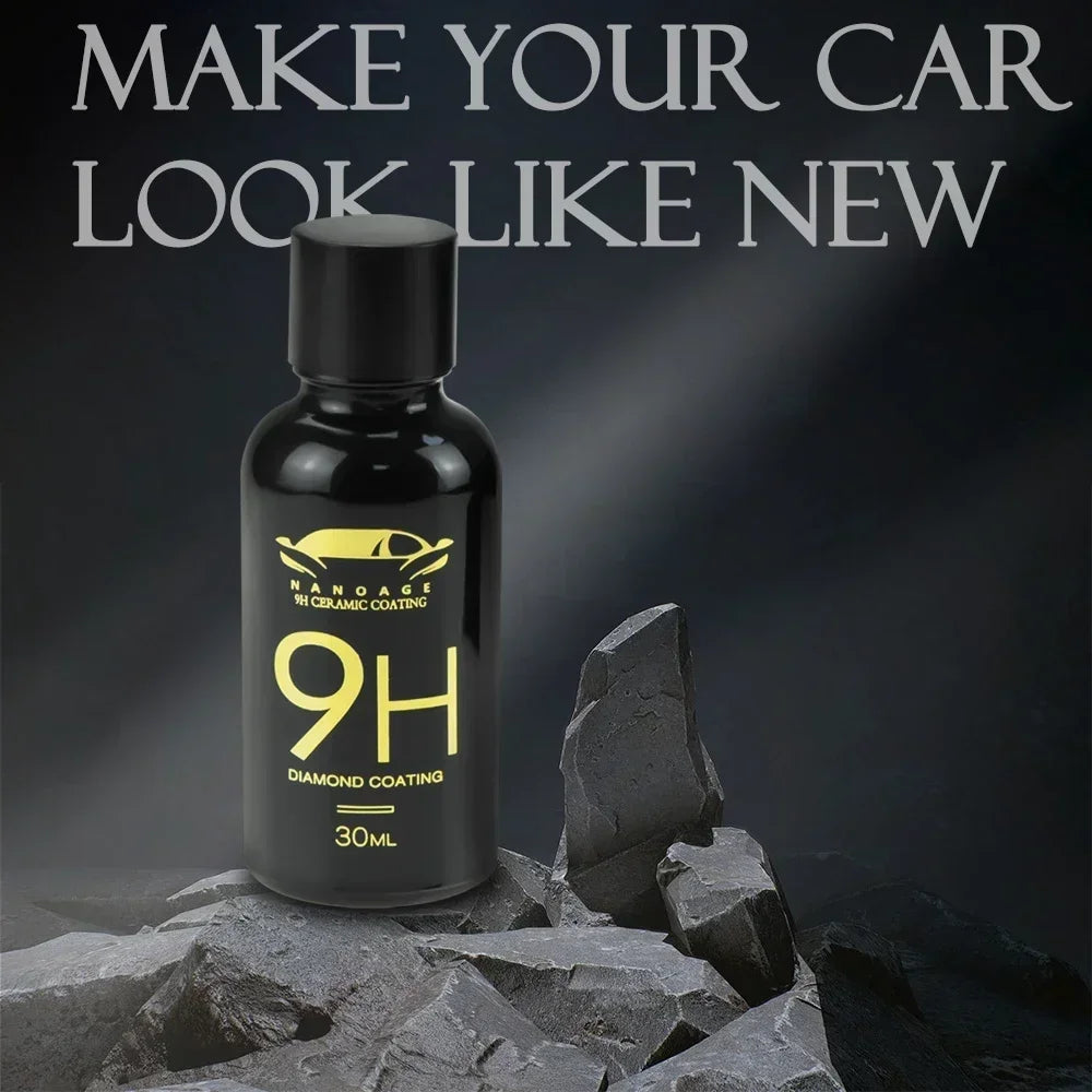 9H Car Liquid Ceramic Coat Super Hydrophobic Glass Coating Set Polysiloxane and Nano materials Ceramics For Cars