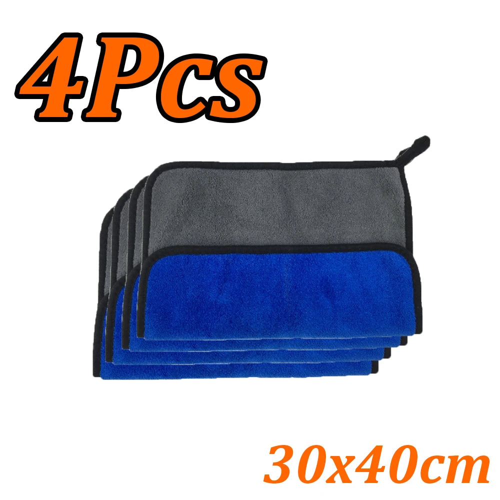 1-20Pcs Car Cleaning Towel Ultra-fine Fiber Household Car Wash and Cleaning Towel Care Cloth Car Parts Cleaning Kit