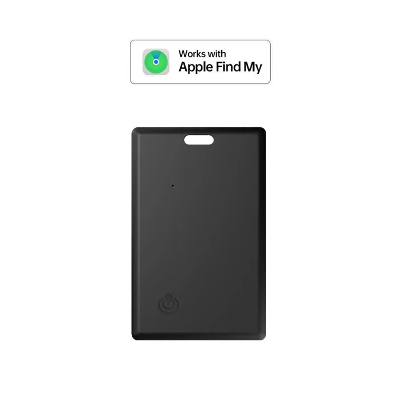Slim Wallet Tracker Card iPhone Smart Tag Work with Find My (iOS Only) Air-Tag Bluetooth Search GPS Locator Wallet Finder Card