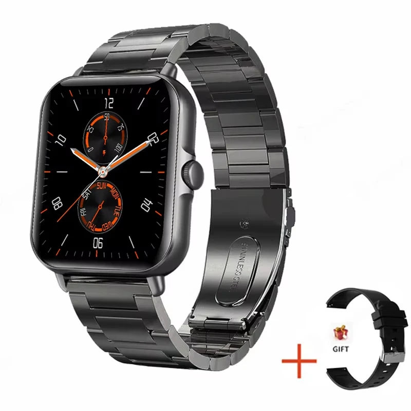 LAXASFIT 2025 Smart Watch Bluetooth Talk Play Music Smart Watch Fitness Clock Digital Sports Watch Men Women For IOS Android