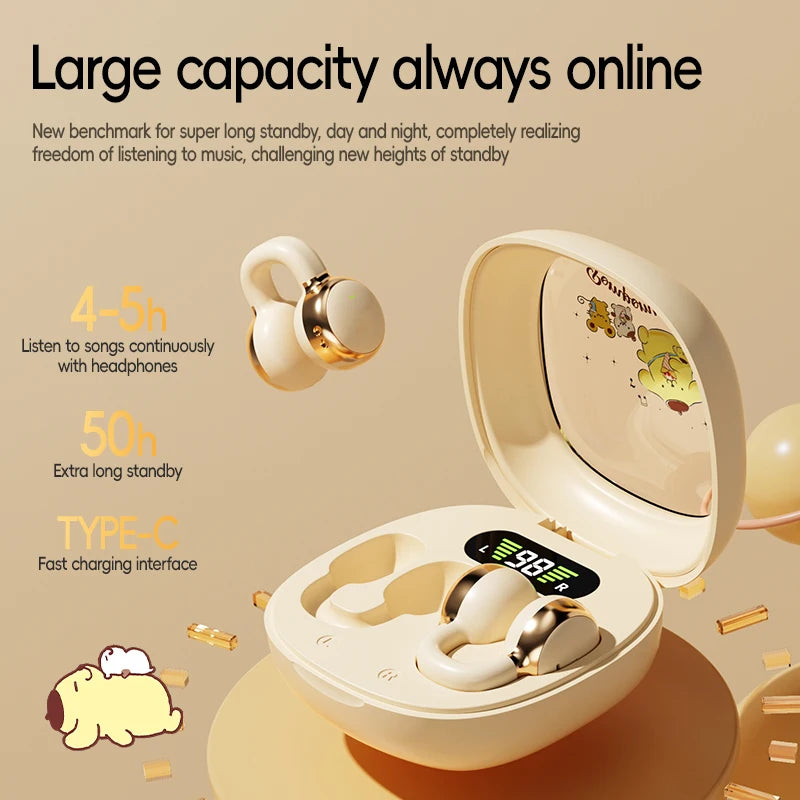 X31 TWS Earbuds 3D Surround Sound Active Noise Canceling (ANC) & HiFi Audio Cute Compact Wireless Headphones for Sports & Gaming