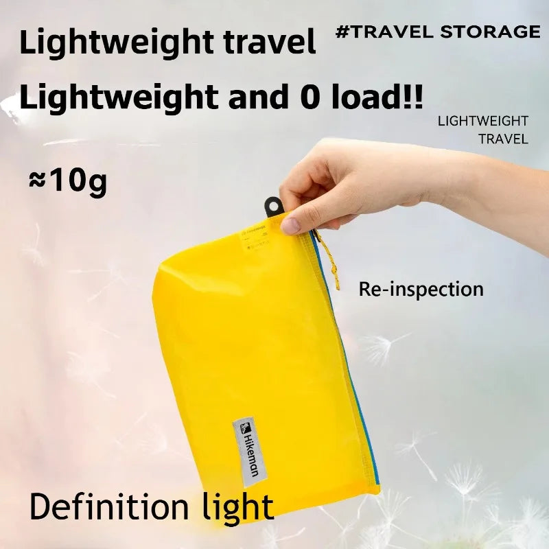 Ultralight 15D Silicone Waterproof Stuff Sack Portable Camping Gear Organizer 10g Outdoor Travel Hiking Clothes Storage Bag
