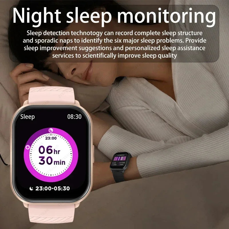 XIAOMI 2025 New AMOLED Smartwatch Men Bluetooth Call Fitness Tracker IP68 Waterproof Smart Watch for Men Women IOS Android