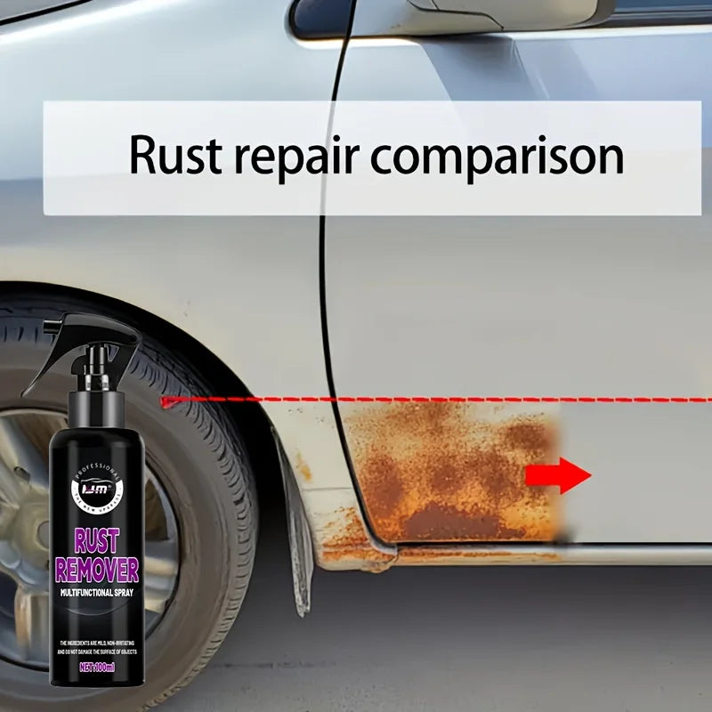 Easy Rust Remover for Iron Oxide & Rust Removal, Chrome Metal Surface Protector, Portable Car Care Essential, Long-Lasting Shine