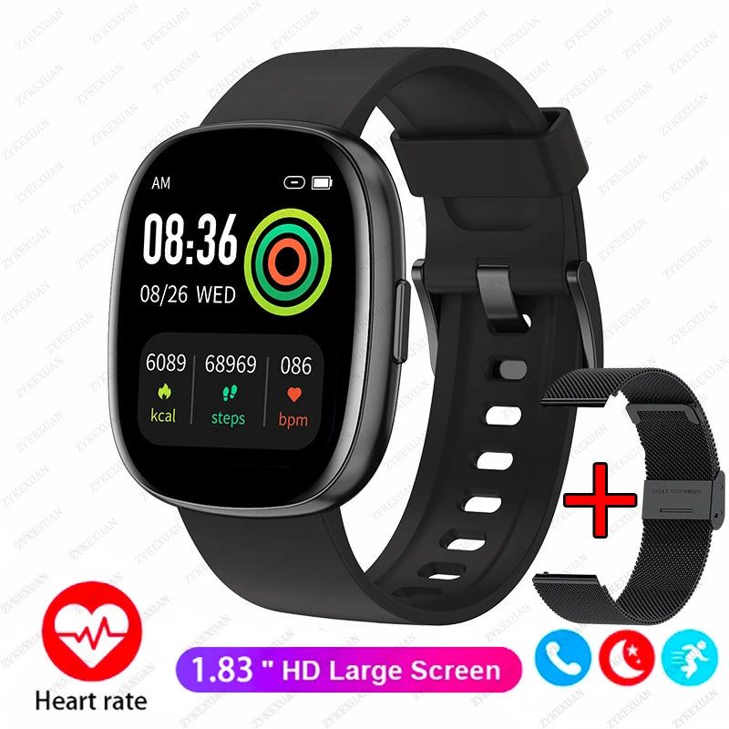 For Xiaomi Android Smart Watch Men Women Gift Full Touch Screen Sport Fitness Watches Bluetooth Call Digital Smartwatch 2025 New