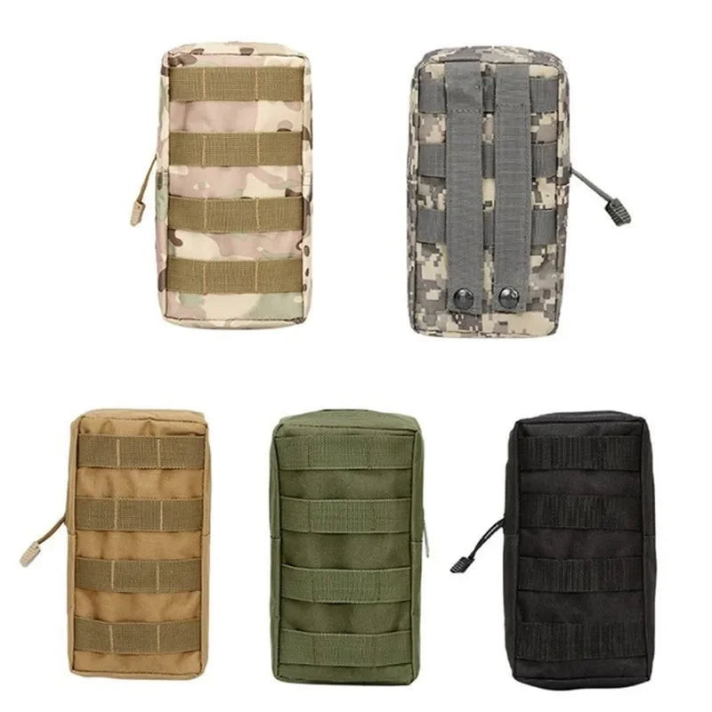 Outdoor EDC Pouch Waterproof Nylon Multi-Purpose Pack Tactical Universal Hunting Camping Bag MOLLE Accessories Waist Pocket