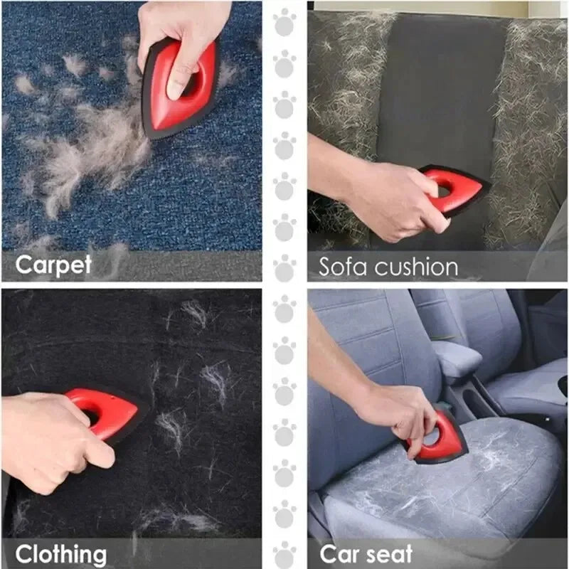 4 Modes Pet Hair Remover Comb Brush Dog Cat Hair Detailer Cleaning Tool Carpet Sofa Cloth Car Seat Rubber Reusable Pet Combs Dog