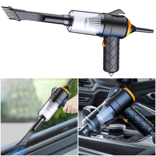 6 In 1 Car Vacuum Cleaner 3500PA Strong Suction Blowing & Suction Vacuum Cleaner Multifunctional for Car Home Keyboard Cleaning