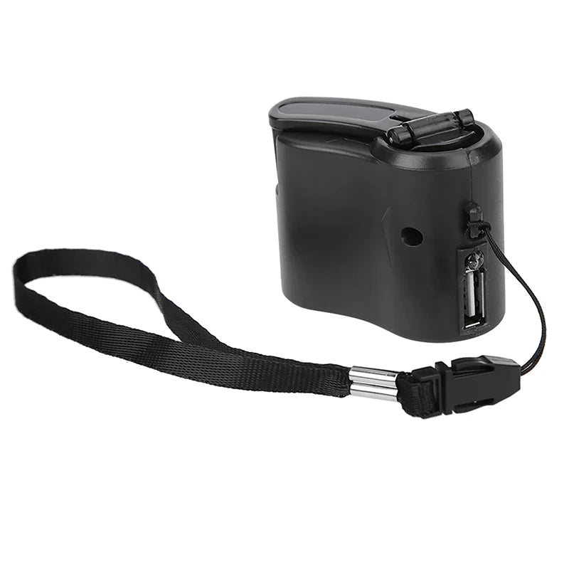Emergency Outdoor Hand Crank Power Dynamo Emergency Charger 5.5V Travel Charger Outdoor Survival Accessories